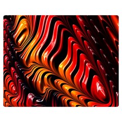 Fractal Mathematics Abstract Double Sided Flano Blanket (medium) 