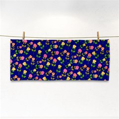 Flowers Roses Floral Flowery Blue Background Cosmetic Storage Cases