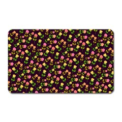 Flowers Roses Floral Flowery Magnet (rectangular)