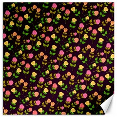 Flowers Roses Floral Flowery Canvas 16  X 16  