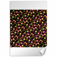 Flowers Roses Floral Flowery Canvas 24  X 36 