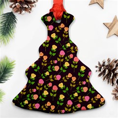 Flowers Roses Floral Flowery Ornament (christmas Tree) 