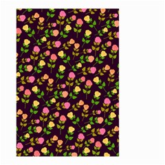 Flowers Roses Floral Flowery Small Garden Flag (two Sides)