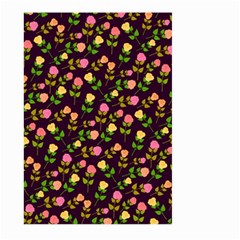 Flowers Roses Floral Flowery Large Garden Flag (two Sides)