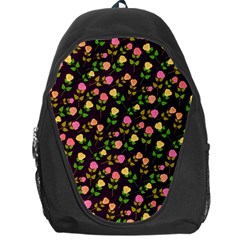 Flowers Roses Floral Flowery Backpack Bag by Simbadda