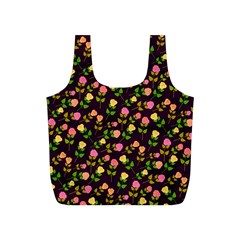 Flowers Roses Floral Flowery Full Print Recycle Bags (s)  by Simbadda