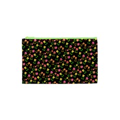 Flowers Roses Floral Flowery Cosmetic Bag (xs)