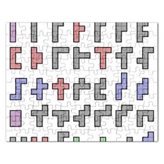 Hexominos Rectangular Jigsaw Puzzl