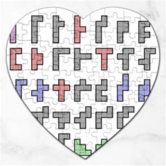 Hexominos Jigsaw Puzzle (heart)