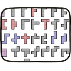 Hexominos Double Sided Fleece Blanket (mini) 