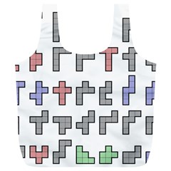 Hexominos Full Print Recycle Bags (l) 