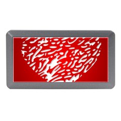 Heart Design Love Red Memory Card Reader (mini) by Simbadda