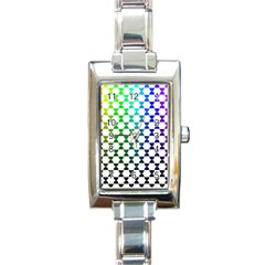 Half Circle Rectangle Italian Charm Watch