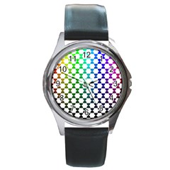 Half Circle Round Metal Watch