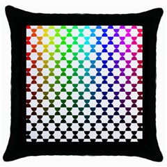 Half Circle Throw Pillow Case (black)