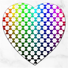 Half Circle Jigsaw Puzzle (heart)