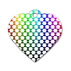 Half Circle Dog Tag Heart (two Sides)