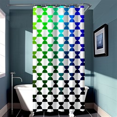 Half Circle Shower Curtain 36  X 72  (stall) 