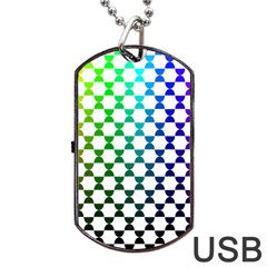 Half Circle Dog Tag Usb Flash (two Sides)