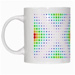 Color Square White Mugs Left