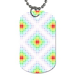 Color Square Dog Tag (One Side)