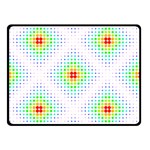 Color Square Double Sided Fleece Blanket (Small)  45 x34  Blanket Front