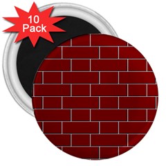 Flemish Bond 3  Magnets (10 Pack)  by Simbadda