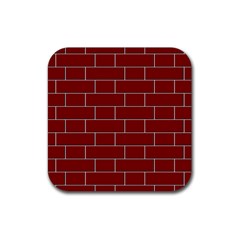 Flemish Bond Rubber Coaster (square)  by Simbadda