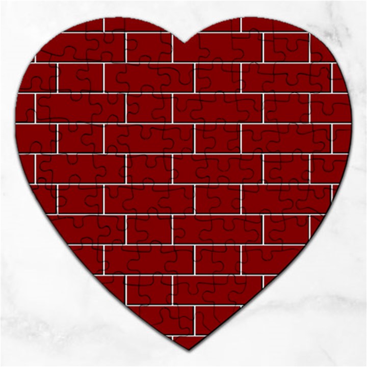 Flemish Bond Jigsaw Puzzle (Heart)