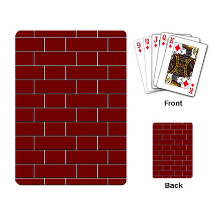 Flemish Bond Playing Card