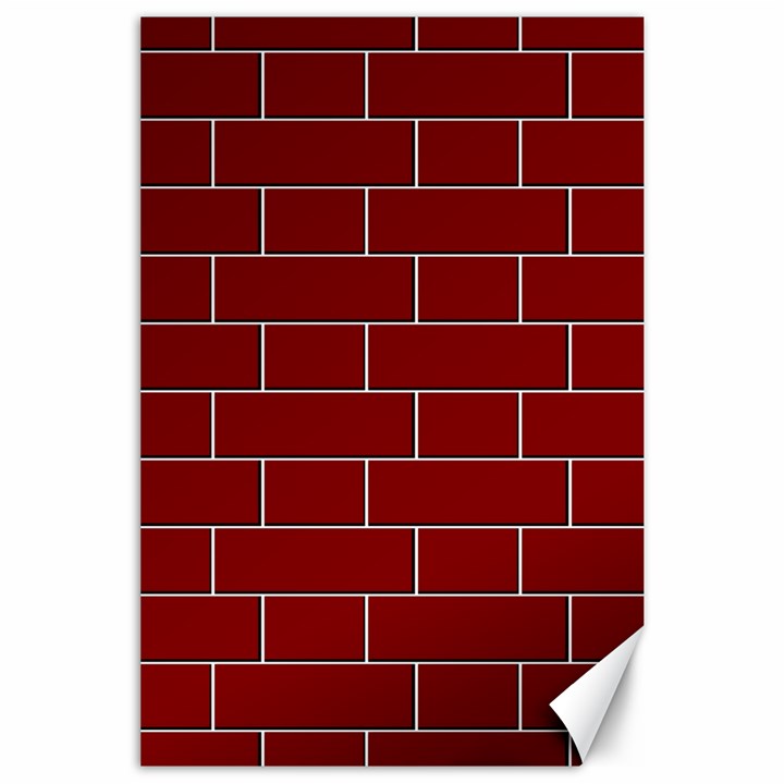 Flemish Bond Canvas 24  x 36 