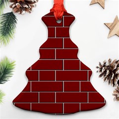 Flemish Bond Ornament (christmas Tree)  by Simbadda