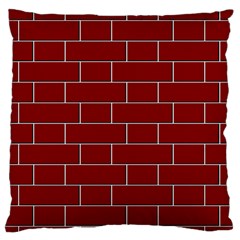 Flemish Bond Large Flano Cushion Case (two Sides)