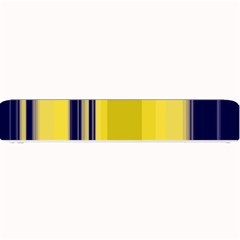 Yellow Blue Background Stripes Small Bar Mats