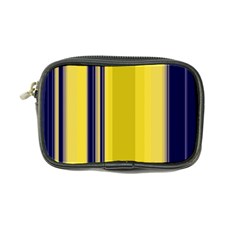 Yellow Blue Background Stripes Coin Purse