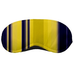 Yellow Blue Background Stripes Sleeping Masks