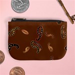 Brown Forms Mini Coin Purses Front