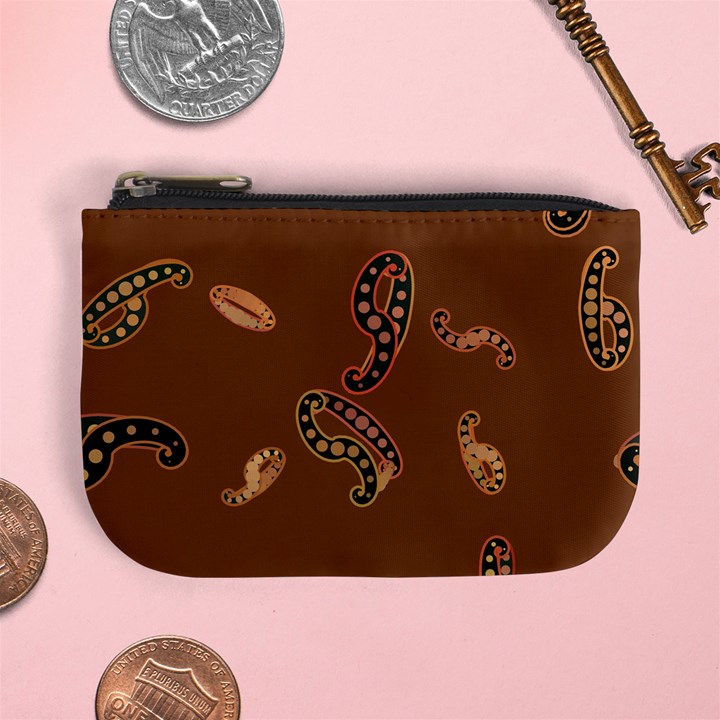 Brown Forms Mini Coin Purses