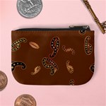 Brown Forms Mini Coin Purses Back