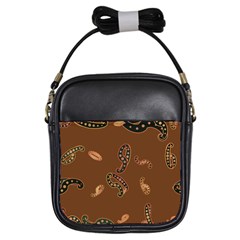 Brown Forms Girls Sling Bags