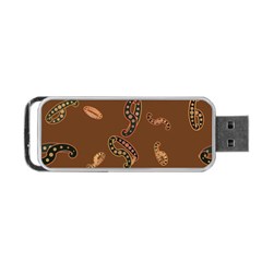 Brown Forms Portable Usb Flash (one Side)