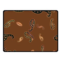 Brown Forms Double Sided Fleece Blanket (small) 