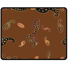 Brown Forms Double Sided Fleece Blanket (medium) 