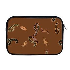 Brown Forms Apple Macbook Pro 17  Zipper Case