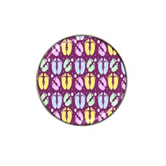 Baby Feet Patterned Backing Paper Pattern Hat Clip Ball Marker by Simbadda