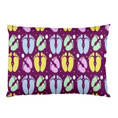 Baby Feet Patterned Backing Paper Pattern Pillow Case