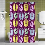 Baby Feet Patterned Backing Paper Pattern Shower Curtain 48  x 72  (Small)  Curtain(48  X 72 ) - 42.18 x64.8  Curtain(48  X 72 )