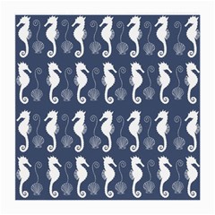 Seahorse And Shell Pattern Medium Glasses Cloth (2-side)