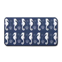 Seahorse And Shell Pattern Medium Bar Mats by Simbadda