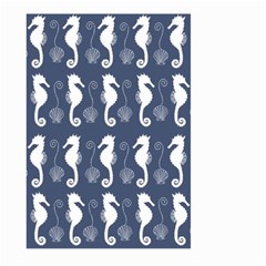 Seahorse And Shell Pattern Large Garden Flag (two Sides)